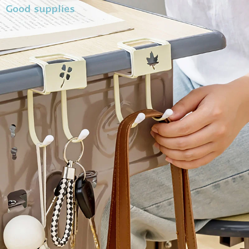 

Stainless Steel Table Hooks Student Backpack Hooks Storage Hanging Hooks Office Desktop Edge Hooks School Water Bottle Hooks
