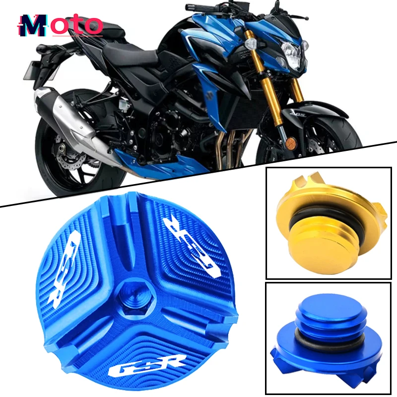 

2025 New Fit For SUZUKI GSR750 GSR600 GSR400 GSR 750 600 400 Motorcycle CNC Accessories Engine Oil Filler Cap Oil Plug Cover