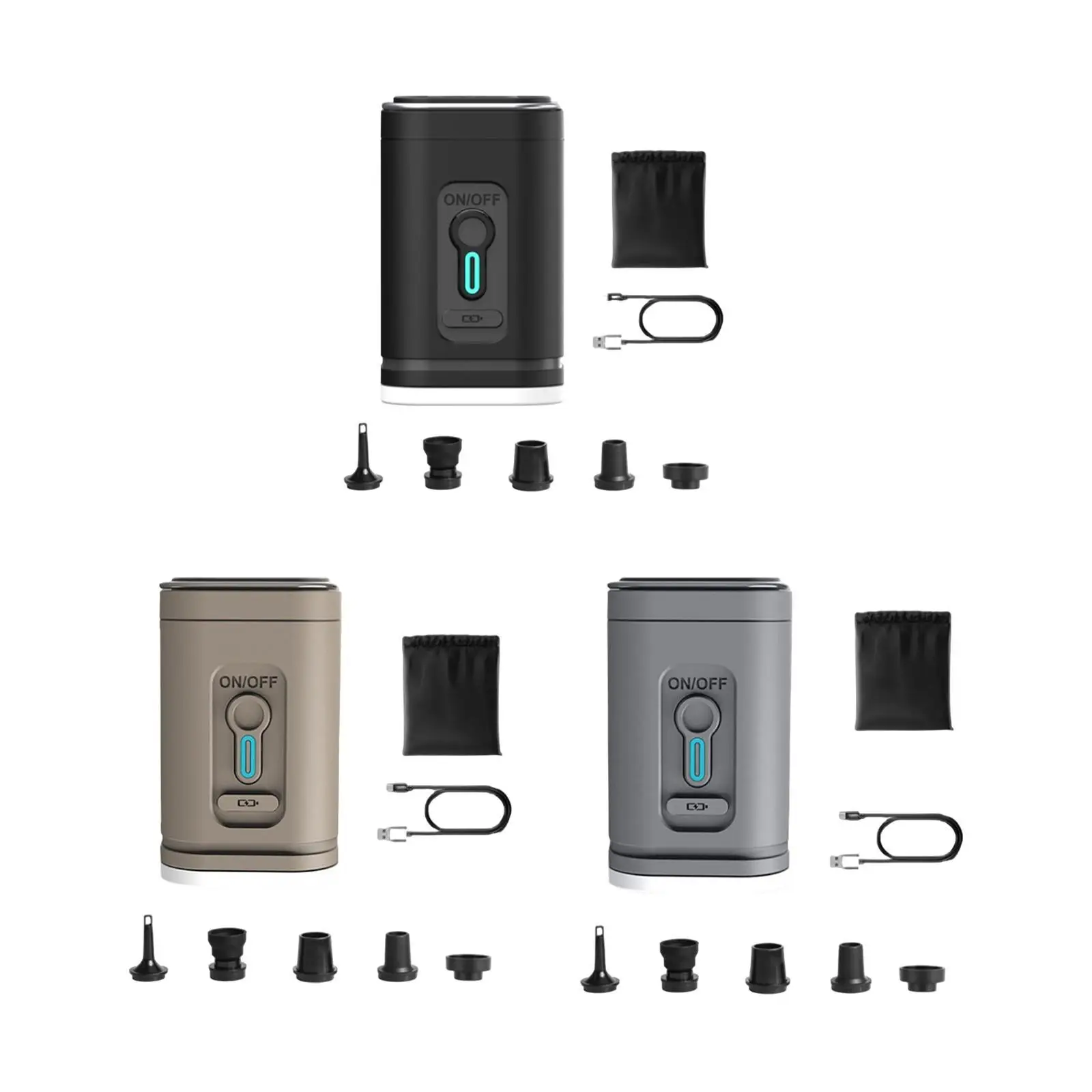 

Портативный воздушный насос, инструмент для дефлятора с легким электрическим воздушным насосом для