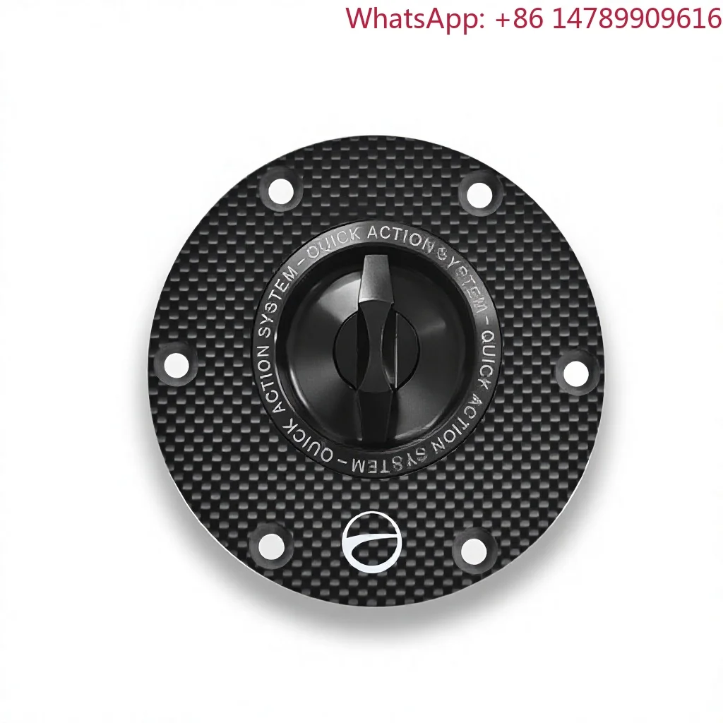 DTRAD Carbon Fiber & Aluminum Alloy Keyless Fuel Tank Cap For Speed Triple 1050 For 675/765Motorcycle Parts