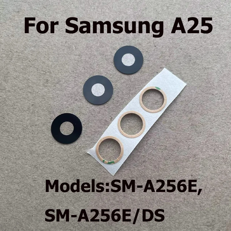 For Samsung Galaxy A05 A05s A15 A25 A35 A55 4G 5G Back Rear Camera Glass Lens Replacement With Glue Sticker Tape Repair Parts