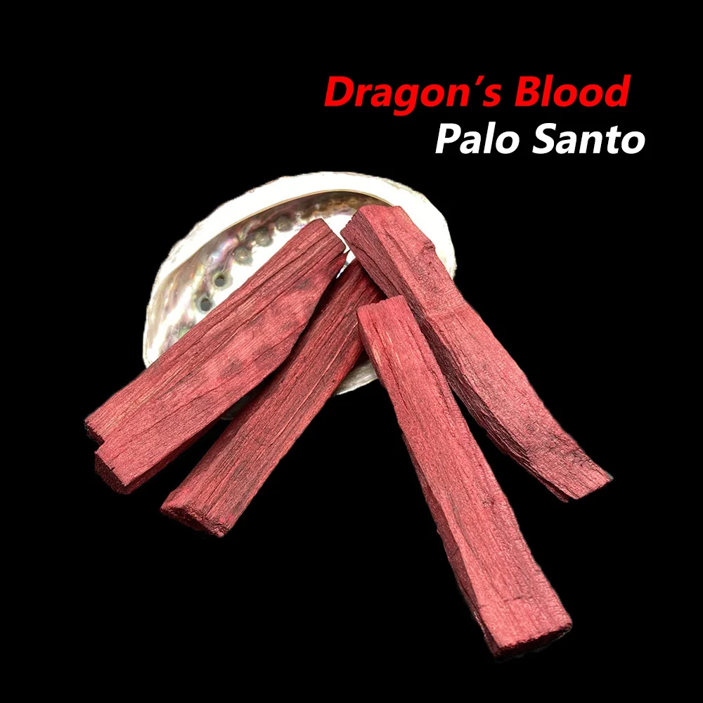 Dragon's Blood Palo Santo Holzstäbchen, natürlicher Weihrauchstäbchen, Fleck-Aromatherapie für die Kristallreinigung, Luftreinigung zu Hause – Detail 3