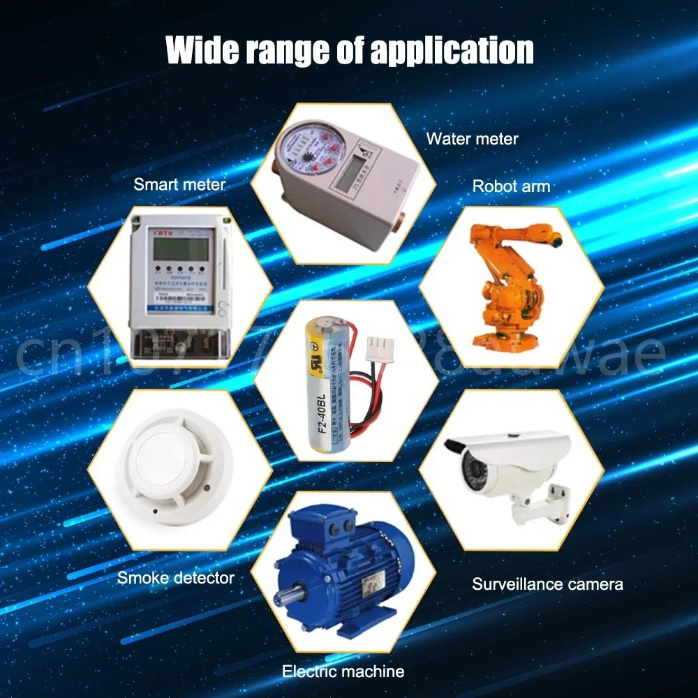 5 قطعة الأصلي F2-40BL ER6 AA 3.6 فولت 1800 مللي أمبير بطارية ليثيوم CNC PLC بطاريات يمكن أن تحل محل ER6C FX2N/1N مع المكونات البيضاء