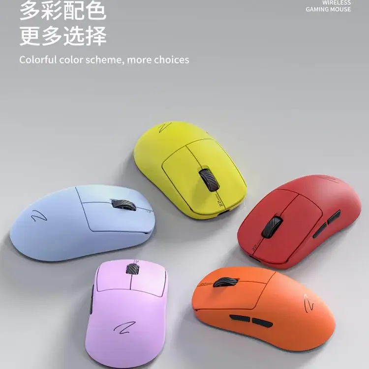 Zaopin Z2 ماوس لاسلكي صغير ثلاثة أوضاع عودة 8K PW3395 الاستشعار خفيفة الوزن منخفضة تأخير الألعاب ماوس بيئة العمل ألعاب الكمبيوتر ملحق