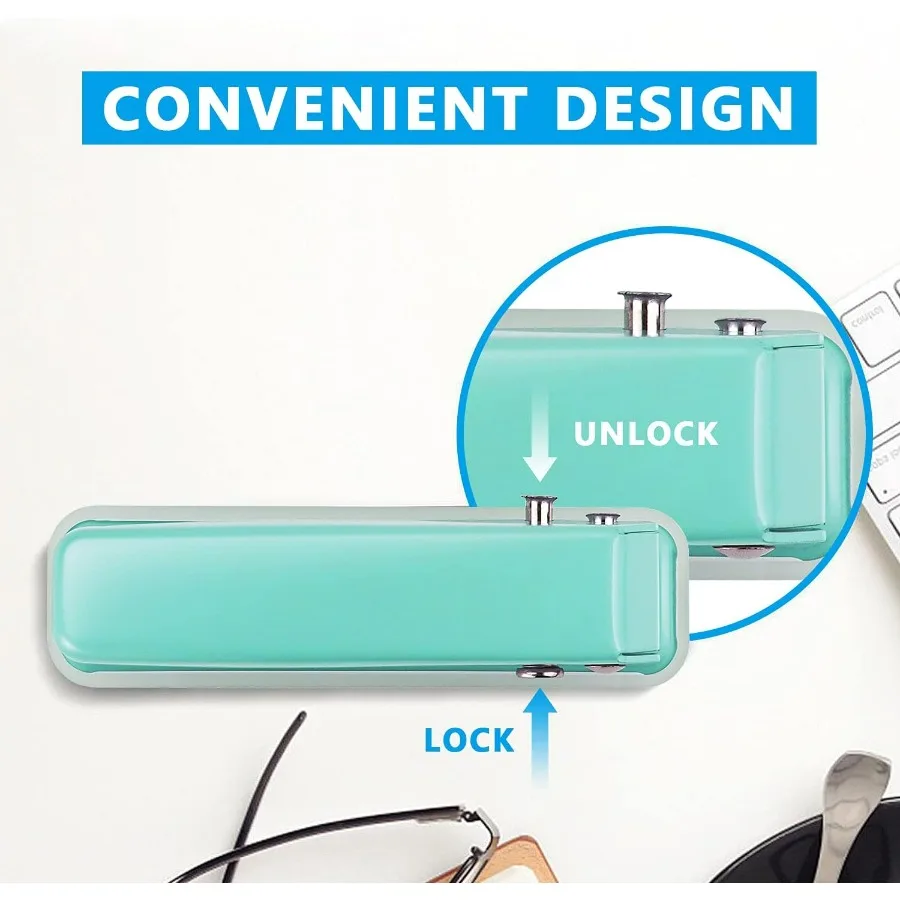 Handheld Single Hole Puncher with 1 4 Inches Diameter for 20 Sheets Capacity Durable Metal Construction with SkidResistant Base