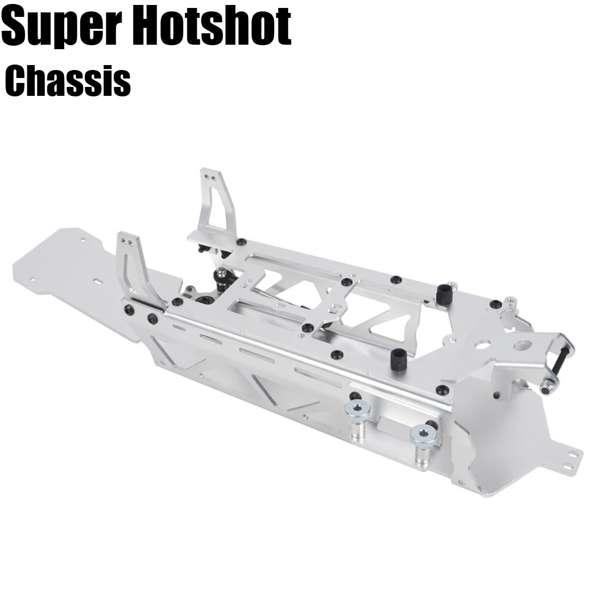 Custom Aluminum Chassis Kit For Tamiya Super Hotshot RC Off-Road Buggy Upgrade Hop-up Parts