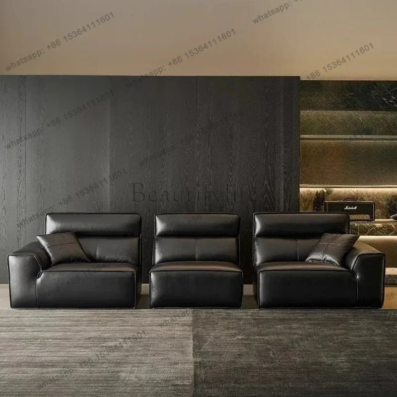 YJ 282cm 312cm 344cm Luxury cowhide genuine leather sofa couch sofa furniture living room sofas Armchair armchairs Home Furnitur