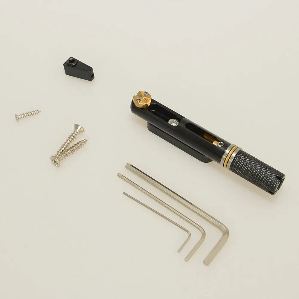 جسر جيتار بدون رأس من الفولاذ المقاوم للصدأ، جسر سرج فردي لقيثارات سلسلة 5/6/7/8، جزء بديل لسلسلة واحدة