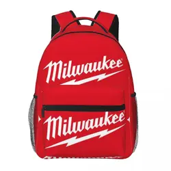 Popular W-milwaukeed Logo Backpack School Bag Backpack Back Pack For Teenager Women Men Children Schoolbag Waterproof