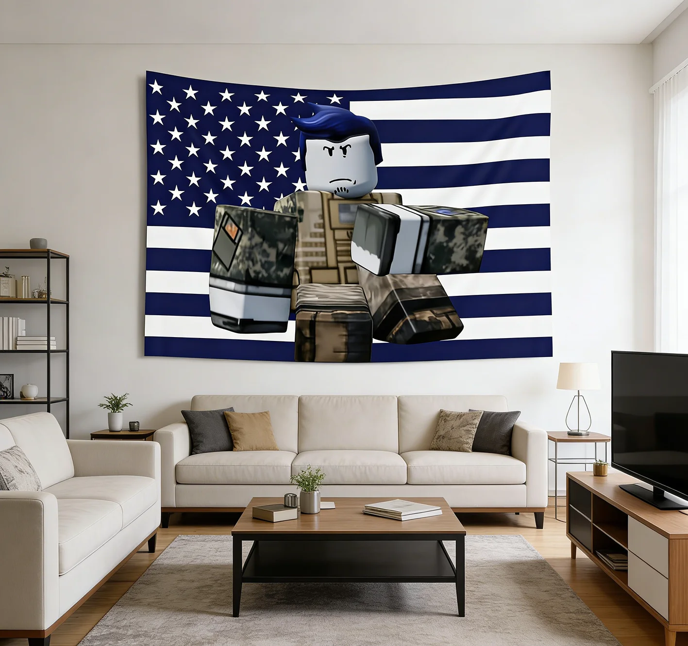 Gast 1337R Design Patriotische amerikanische Flagge Wandteppich Indoor Home Schlafsaal Zimmer Dekor Geschenk