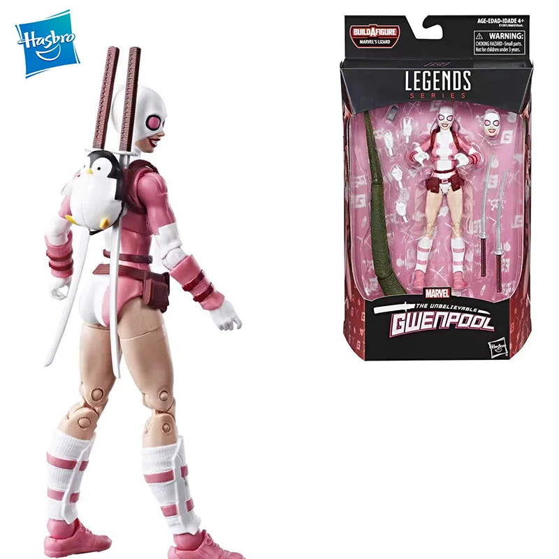 

Hasbro Genuine Anime Marvel Legends Gwenpool Deadpool Action Figure Model Gift Toy Collection for Kids Animation Assembly Model