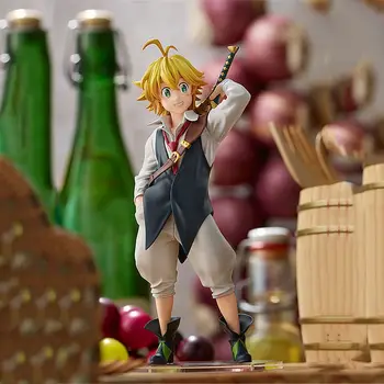 100 % original äkta De sju dödssynderna Meliodas japansk animefigur modell leksakspresent 11 best sales Seven deadly sins merlin - №5