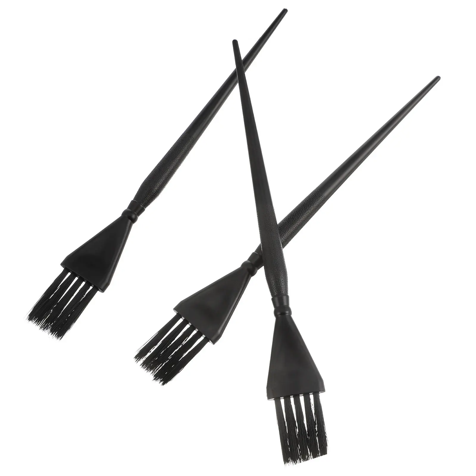 

3Pcs Hair Tint Brush High Quality Pc Material Non Slip Handle for Precise Color Application Home Hair Dye Tools