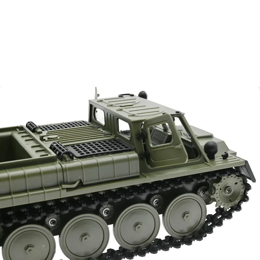 WPL E-1 1/16 RC Tank Toy 2.4G Super RC tanque 4WD Crawler rastreado carregador de veículo de controle remoto batalha menino brinquedos para crianças