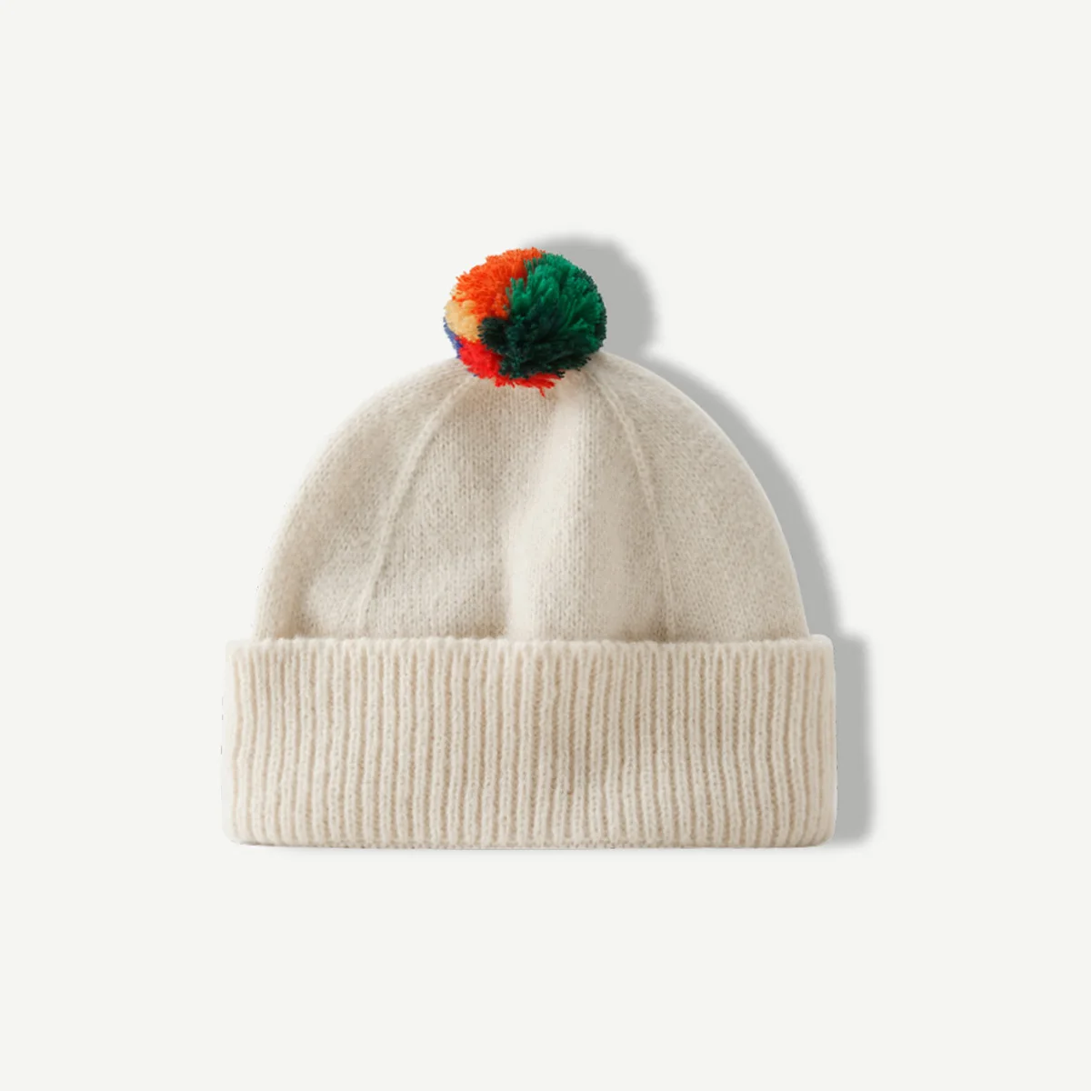 Advanced Striped Contrasting Knitted Hat For Women In Autumn And Winter, Korean Style Trendy Couple Versatile Woolen Hat 6
