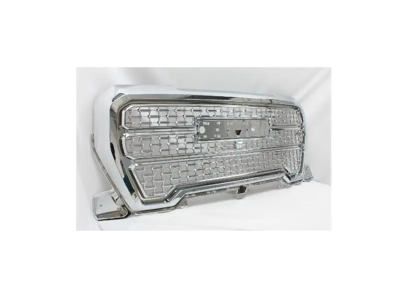 Grille For Sierra 1500 2019-2021 Denali Model, Full Chrome Finish