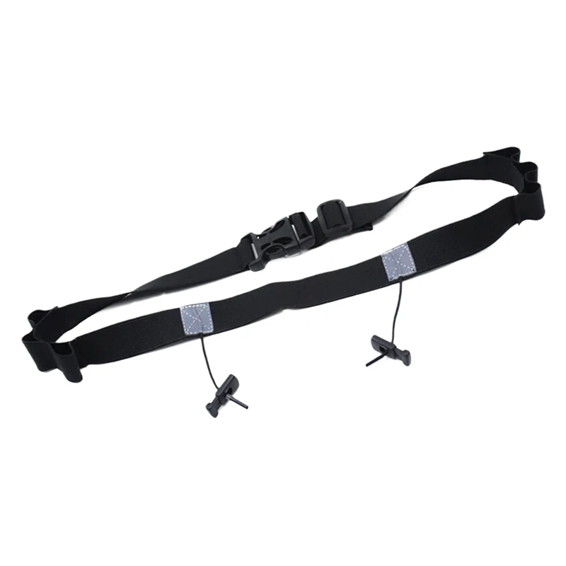 حزام رقم سباق الجري لمحرك الترياتلون ماراثون لركوب الدراجات مع 6 حلقات جل للخصر وحامل مريلة وإكسسوارات رياضية للياقة البدنية