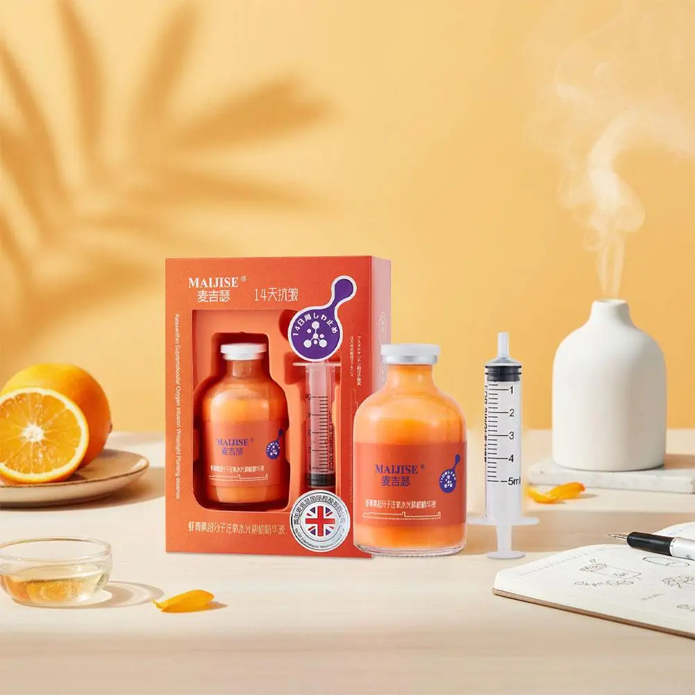 

Premium Astaxanthin Essence Set 50ml - Supermolecular Oxygen Injection Hydrating Serum, Firming Dry Rough Skin Deep Hydration