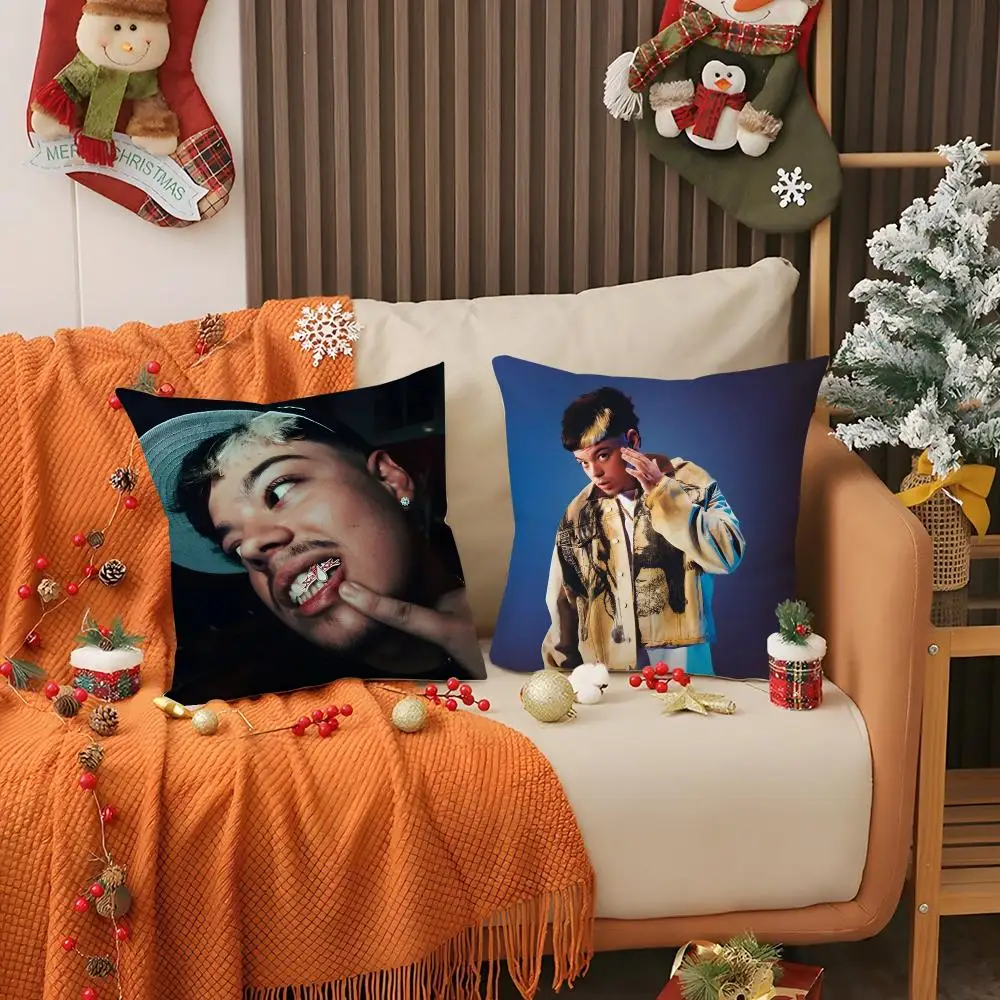 S-SAIKO RAPPER SINGER Cushion Cover Short Plush Pillowcase Sofa Decorative Cushion Bed Pillow Gift Idea