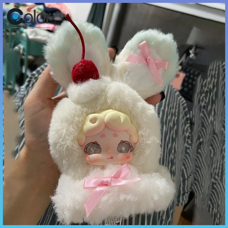 

New Luckydeernai Goodnight Little Rabbit Fluffy Ice Series Blind Box Toys Vinyl Plush Design Figurine Keychain Pendant Gifts