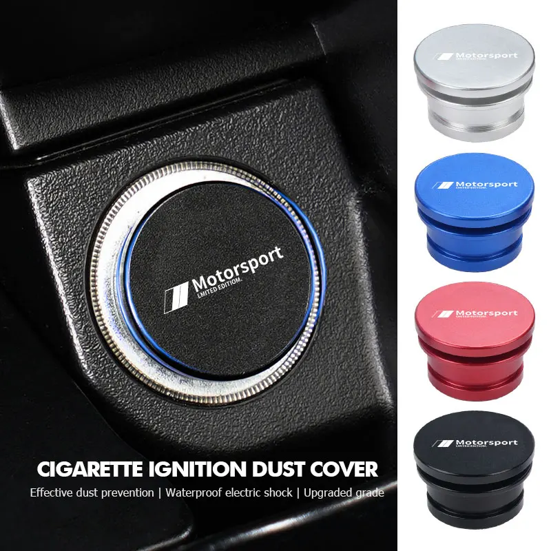 bmw x1 cigarette lighter Aluminum Alloy Car Cigarette Lighter Cap Auto Accessories For BMW X1 X2 X3  X4 X5 X6 X7 G20 G30 6GT E46 E90 E60 F10 E39