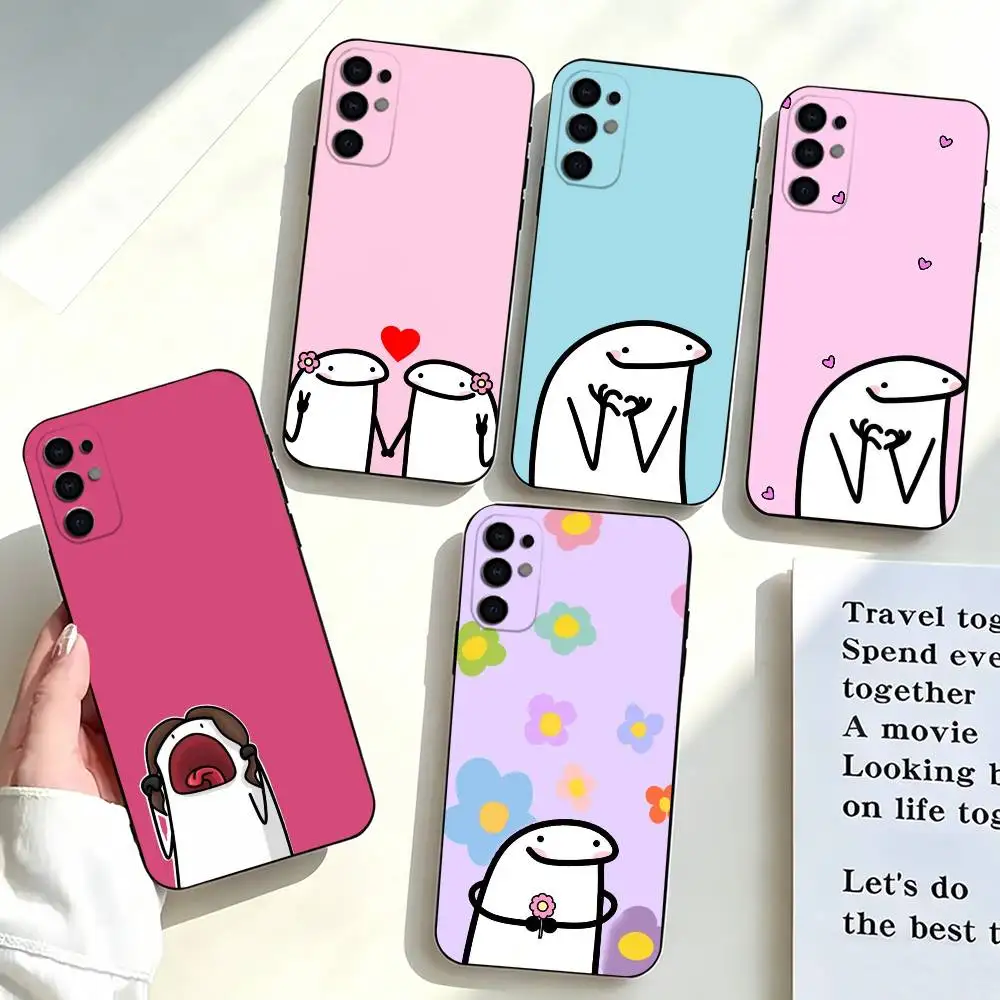 

Celular Flork-k Phone Case For Samsung S25,S24,S21,S22,S23,S30,Ultra,S20,Plus,Fe,Soft Silicone Black Cover