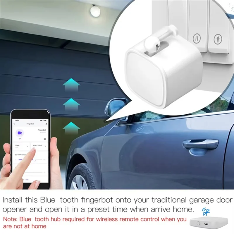 N11R Smart Fingerbot Remoter Roboter Pusher Garage Vorhang Steuerknopf Funktioniert mit Home Voice Assistant
