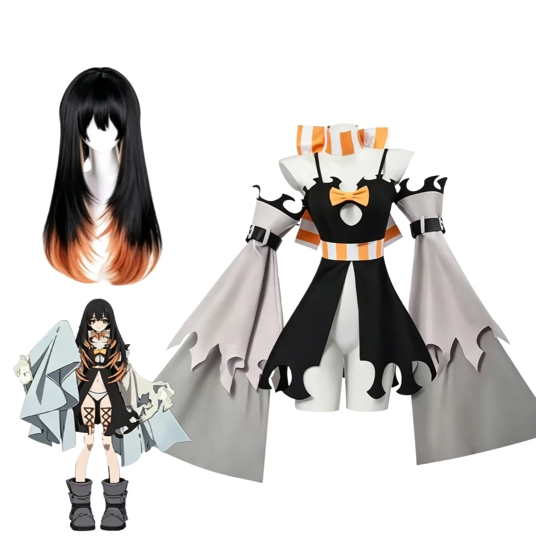 

GACHIAKUTA Amo Cosplay Costume With Wig Anime Uniform Outfit Full Set For Halloween Carnival Role Play