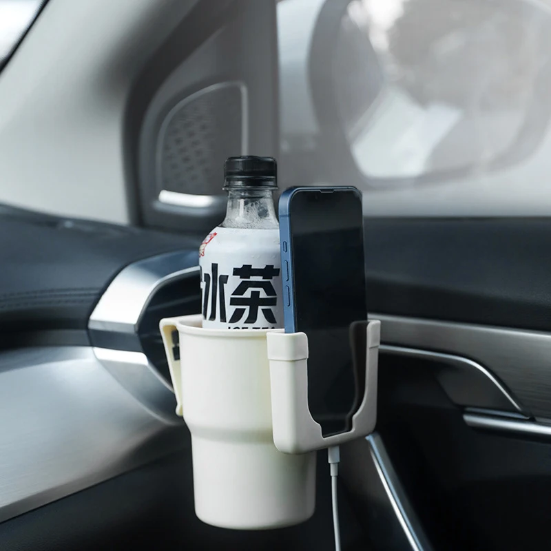 

Car Cup Holder Air Vent Outlet Drink Coffee Bottle Holder Phone Holder Mount Stand Armrest Multifunctional Box
