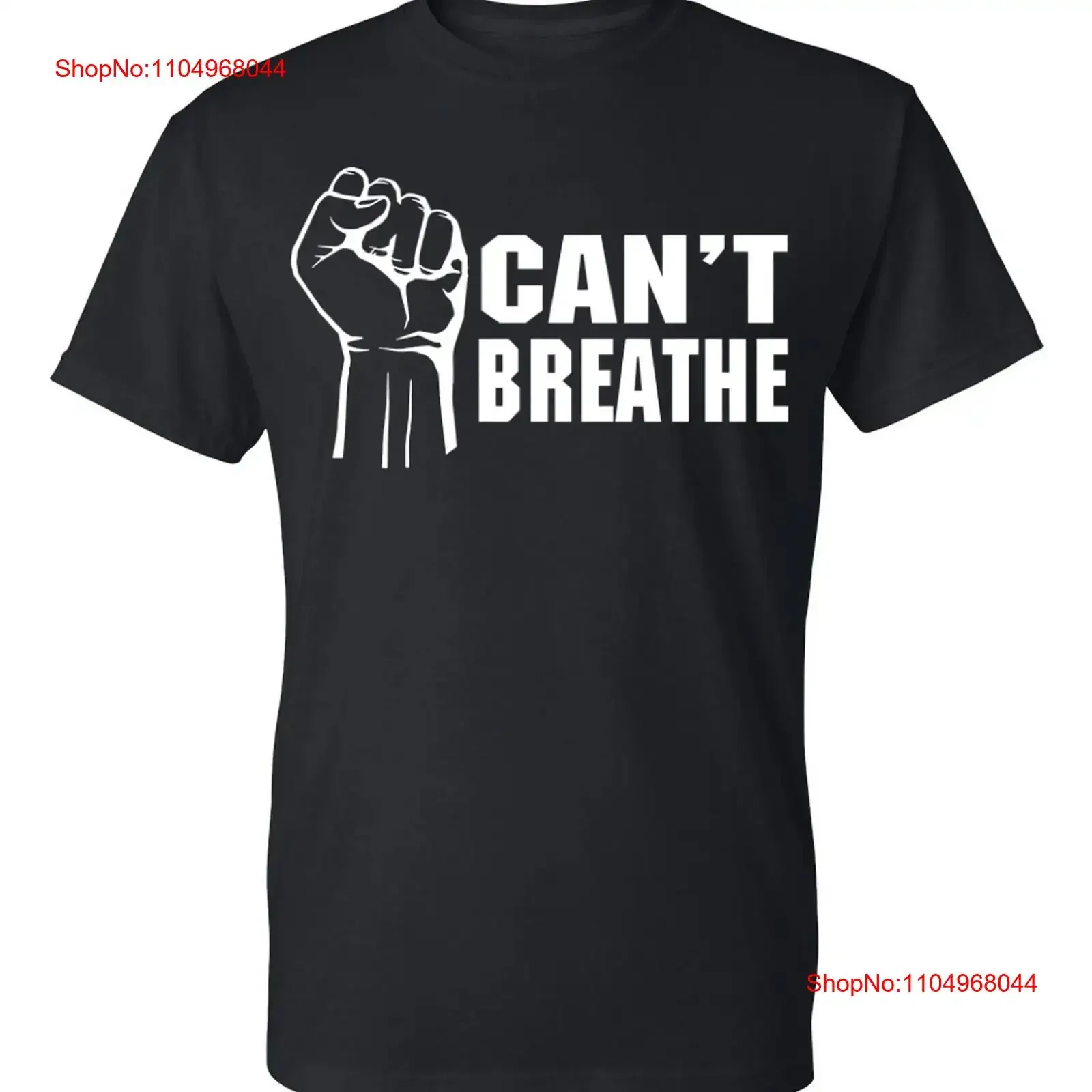 

I Cant Breathe Fist Freedom Civil Rights Men's T Shirt vintage Washed Versatile graphic Comfortable Top For Everyday Wear