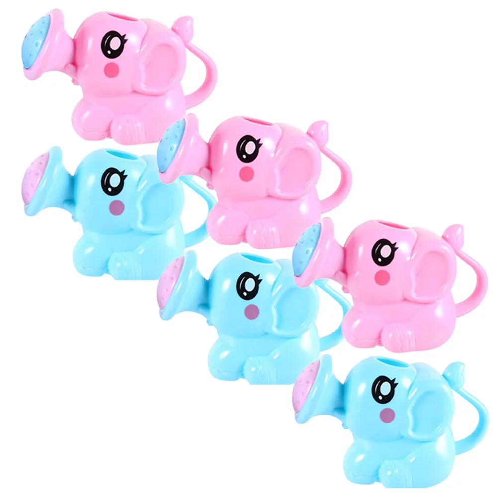 

6 Pcs Baby Elephant Shower Bath Toy Toys for Toddler Girls Watering Cans Bathing Boys