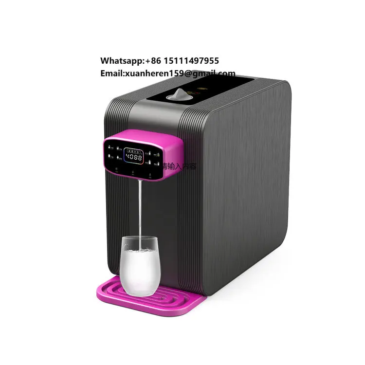 

High Concentration 2001-5000ppb Electric Portable Desktop Hydrogen Rich Water Purifier Maker Machine 350ml Capacity Household