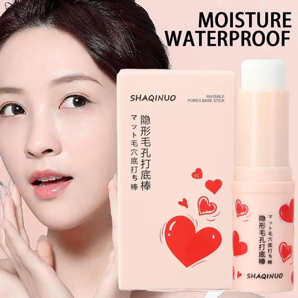 Invisible Pore Primer Stick Foundation Primer Waterproof Oil-control Base Lines Makeup Face Primer Moisturizing Fine Smooth N6I1