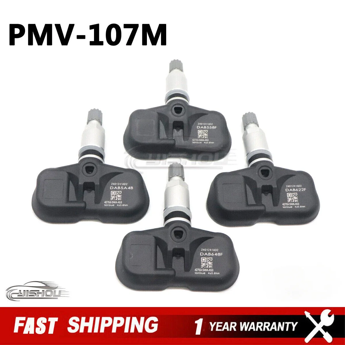 PMV-107M Car Tire Pressure Monitoring System Sensor TPMS for Honda CR-V Accord FiT 2007-2012 315MHz 42753-S2A-305 42753-SWA-316 - Image 2