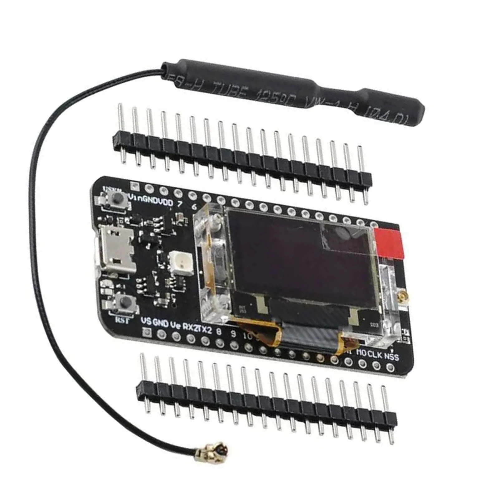 

GPS-модуль LoRa LoRaWAN HTCC-AB02S Макетная плата 868 МГц 915 МГц с 0,96-дюймовым OLED-дисплеем CP2102 ASR6052 для Arduino IoT