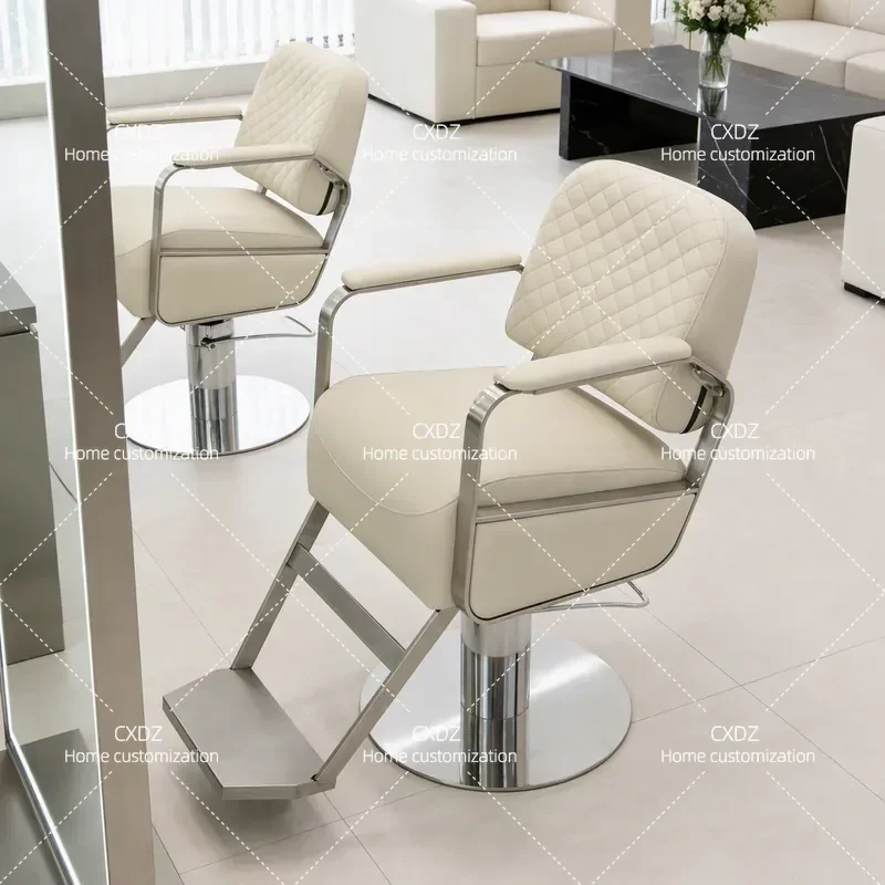 New barber shop chair hair salon high-end comfortable hair cutting chair perm and dyeing chair