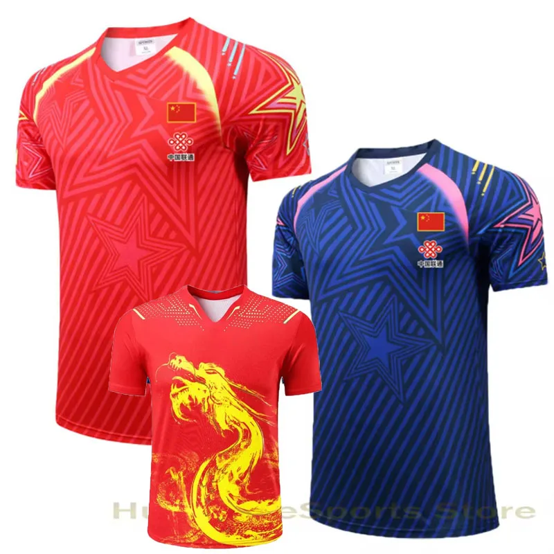 New CHINA Team Table Tennis T-shirts Shorts Men Women Children Ping Pong t Shirt Table tennis jerseys Tennis Sport Shirts