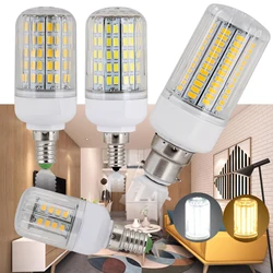 Led Corn Light E27 E14 B22 7w 12w 25w 30w 45w White Lighting 240v Halogen Warm Bulb Room Smd/5730/chip Bulbs Pc/shell 64leds And