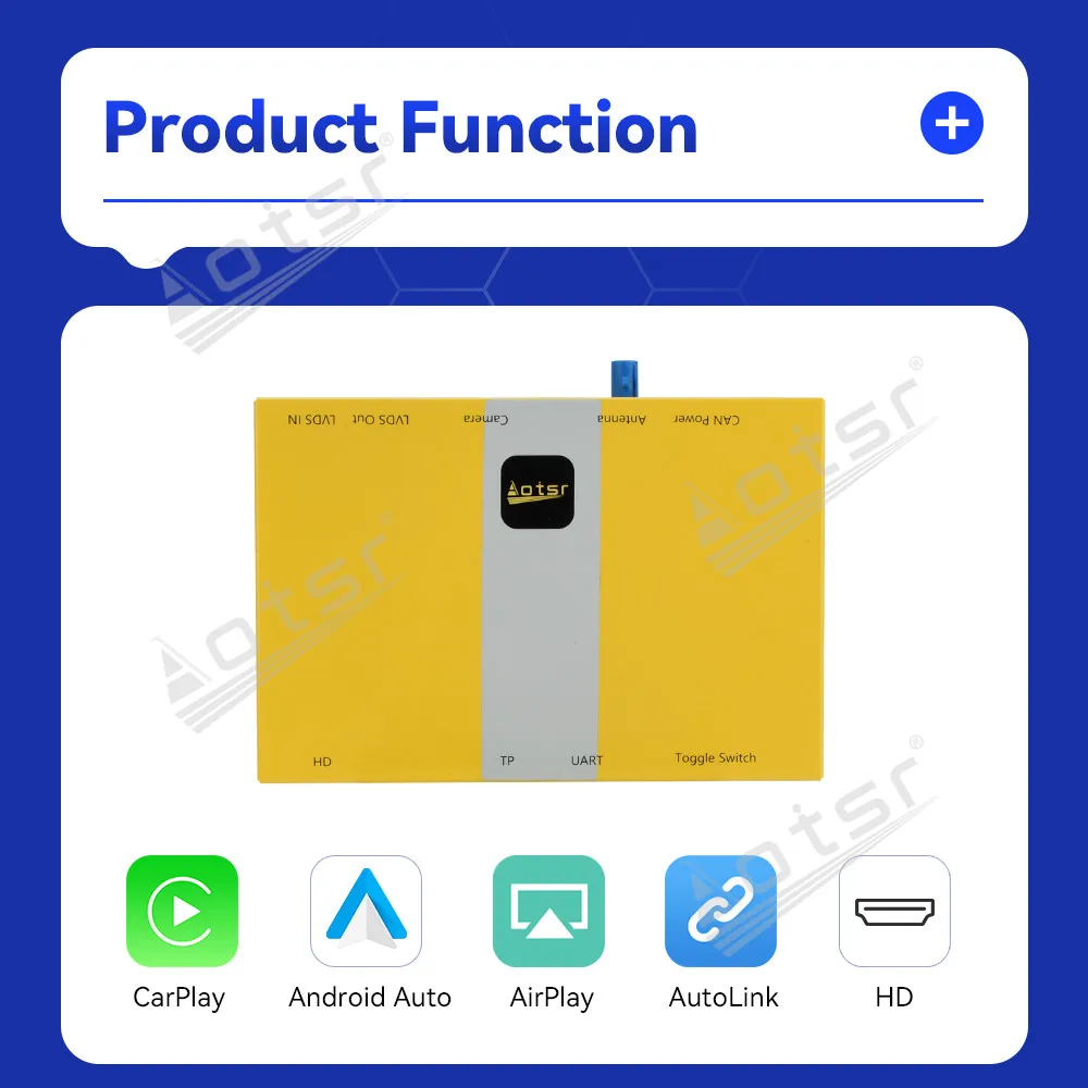 

Car Accessories For BMW X2 F39 EVO 2018-2020 System General Carplay Decoder Box Android Auto AirPlay Mirror Link Unique Design