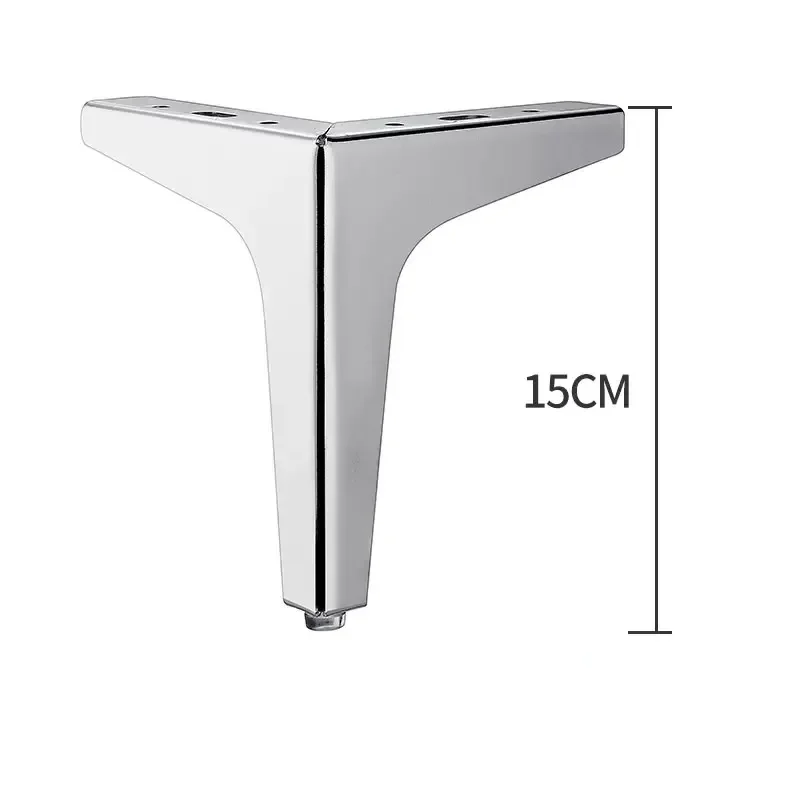 4pcs Metal Furniture Legs Black Gold Silver for Coffee Table Feet Sofa Chair Bathroom Cabinet Replacement Legs Hardware 10-17cm image 5