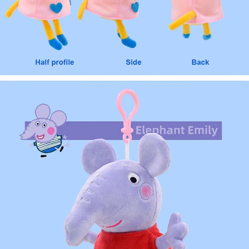 Echte Peppa Pig Plüsch Schwein Kinder Spielzeug 19CM Haustier Dinosaurier Teddybär Weiche Angefüllte Anime Figur Puppe kinder Geburtstag geschenke – Detail 26