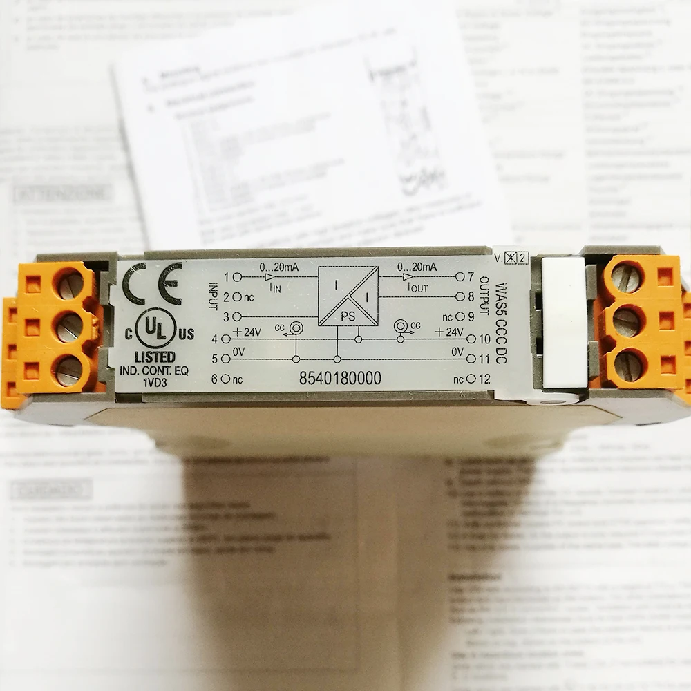 

8540180000 For Weidmuller Signal Converter WAS5 CCC 0-20/0-20MA