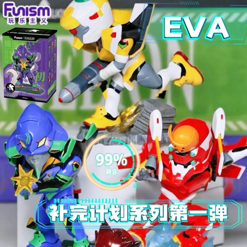 2026 Funism Neon Genesis Evangelion Eva Repair Plan Series Blind Box Figures Desktop Decoration Toy Boy's Birthday Gift new