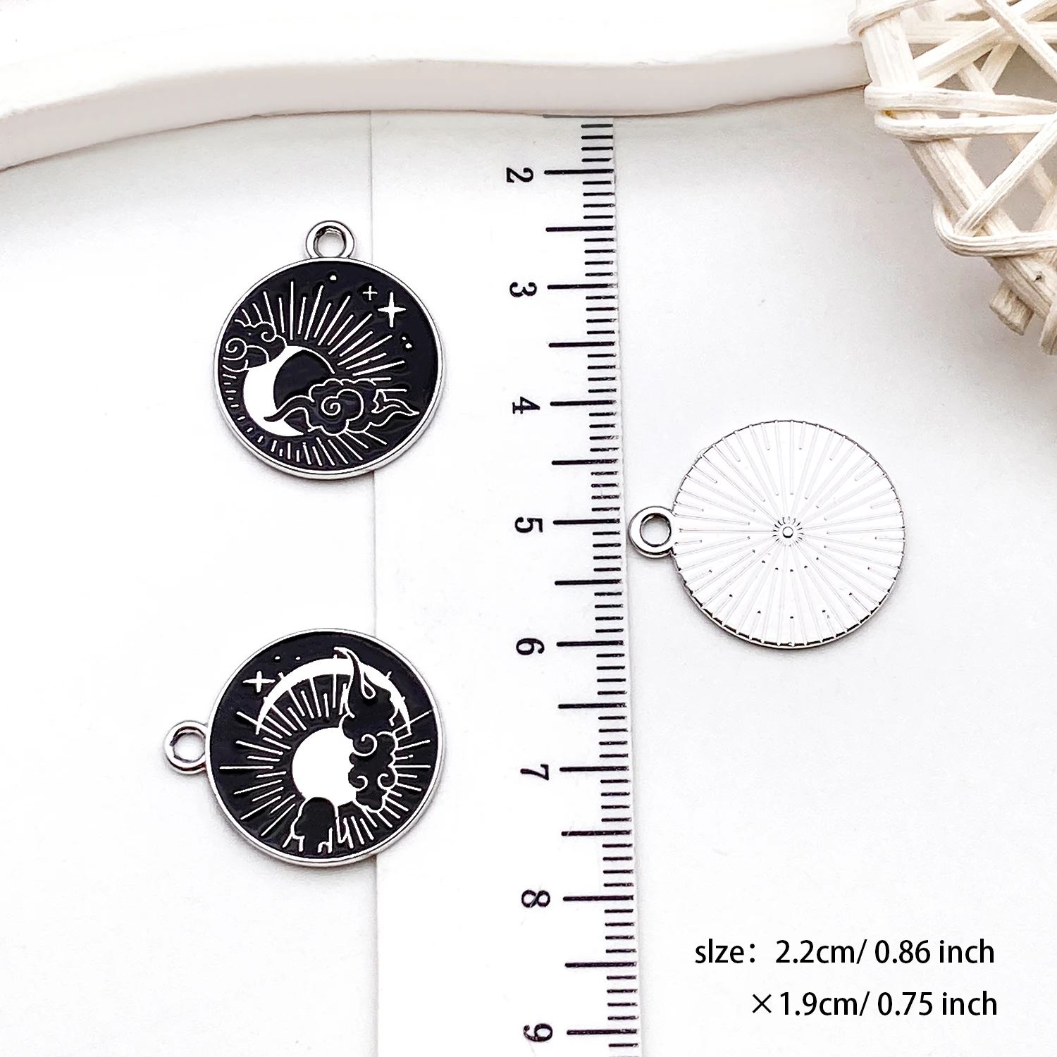 【Night Sky Kit】3/6pcs Matte En - Moon Star Earrings review and price