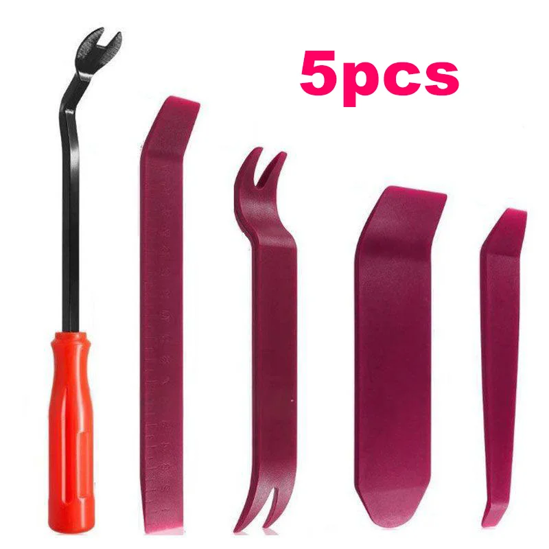 5 stücke Lila Auto Manuelle Werkzeug Set Audio Tür Panel Clip Installation Entfernung Werkzeuge Soft-Grip Werkzeuge Wird nicht beschädigen Fahrzeug Auto Werkzeuge