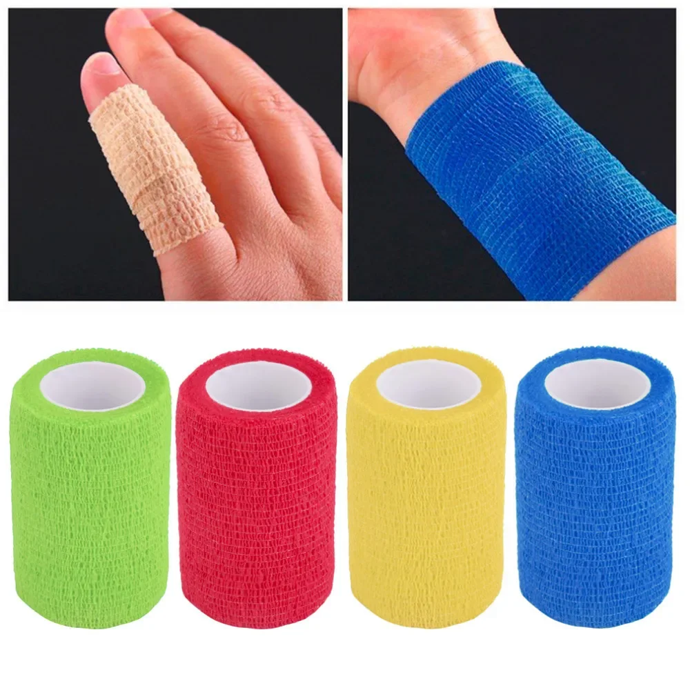 1Roll 7.5cmX4.5m Ehbo Bandages Voor Vinger Pols Wond Dressing Tape Elastische Bandages Ademend Bandages