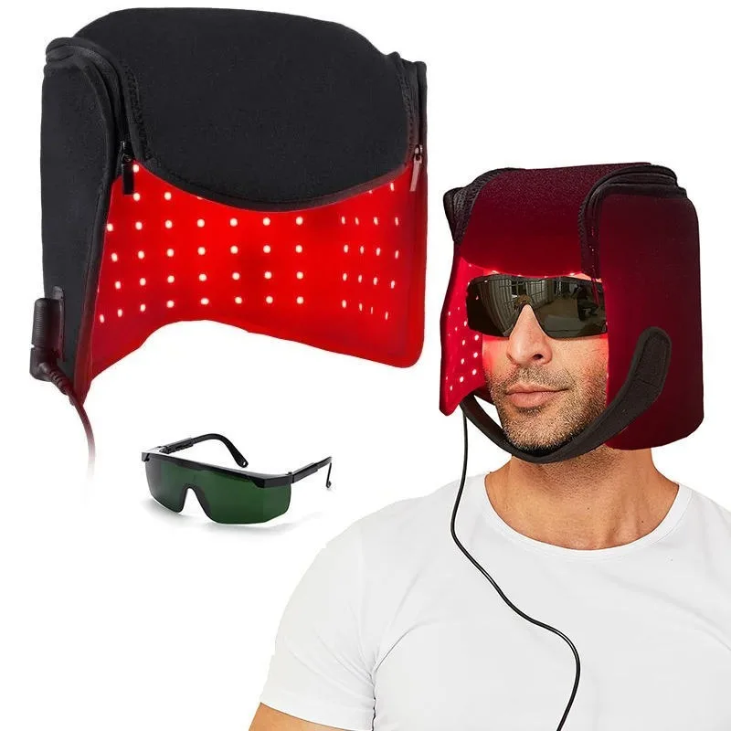 Portable LED Red Light Therapy Cap Scalp Care Hairs Care Adjustable Beauty Caps Lightweight Household Electronic Beauty Devices
