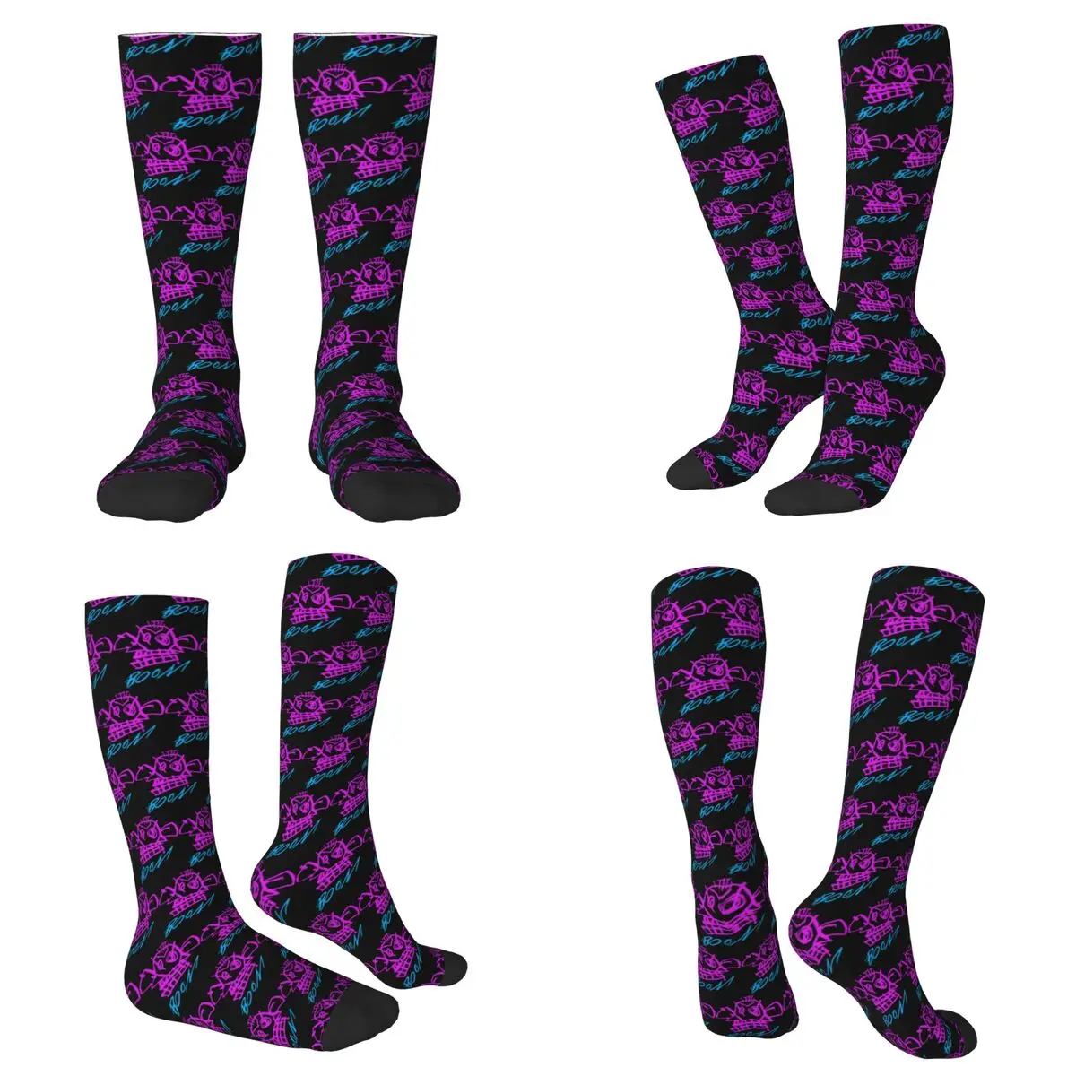 

All Seasons Jinx Anime Large Arcane Game Socks Harajuku Crew Socks Hip Hop Stockings for Men Women