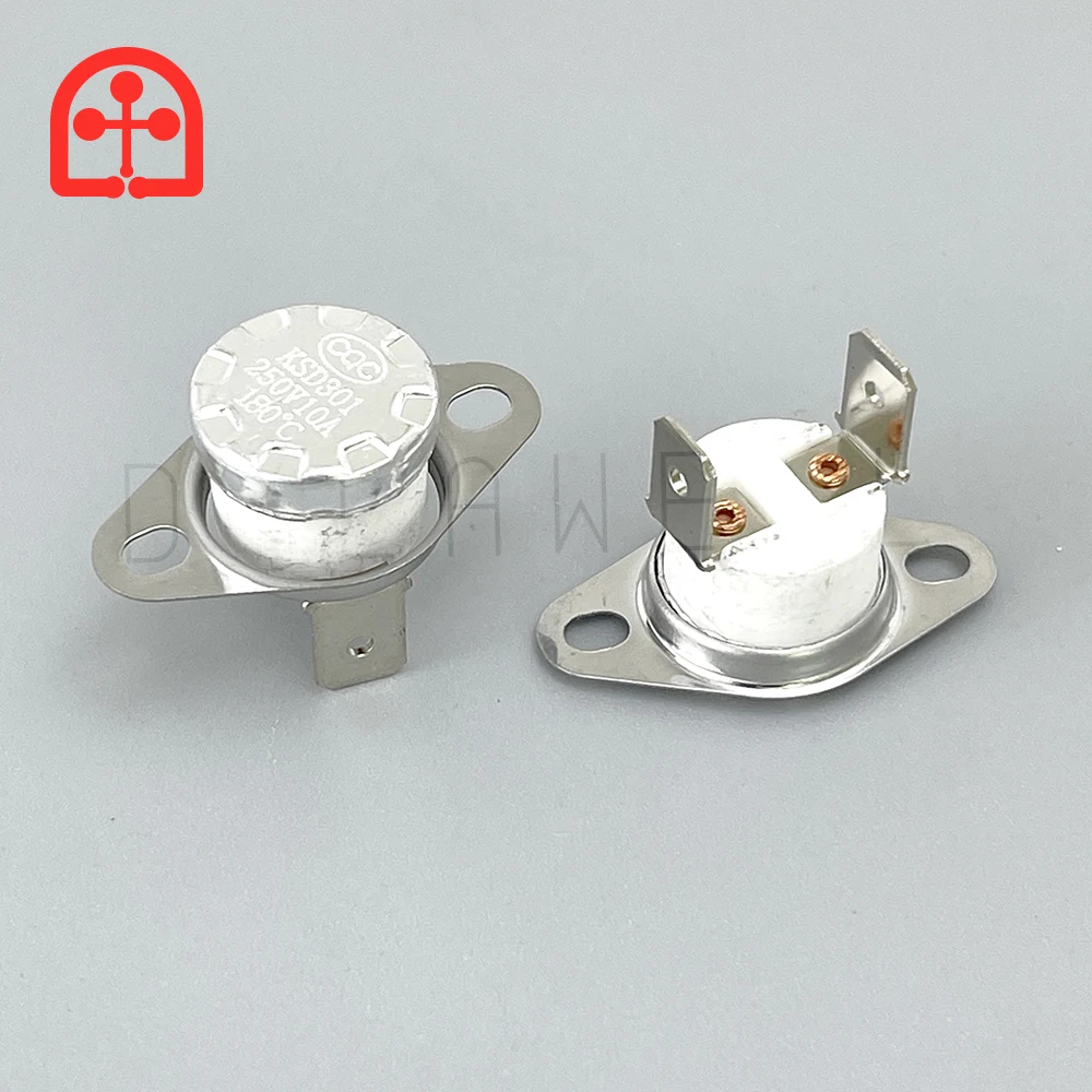 KSD301 302 250V 10A NC 40 to 150 Temperature Control Switch 95 150 85C Overheat Protector with Adjustable ring