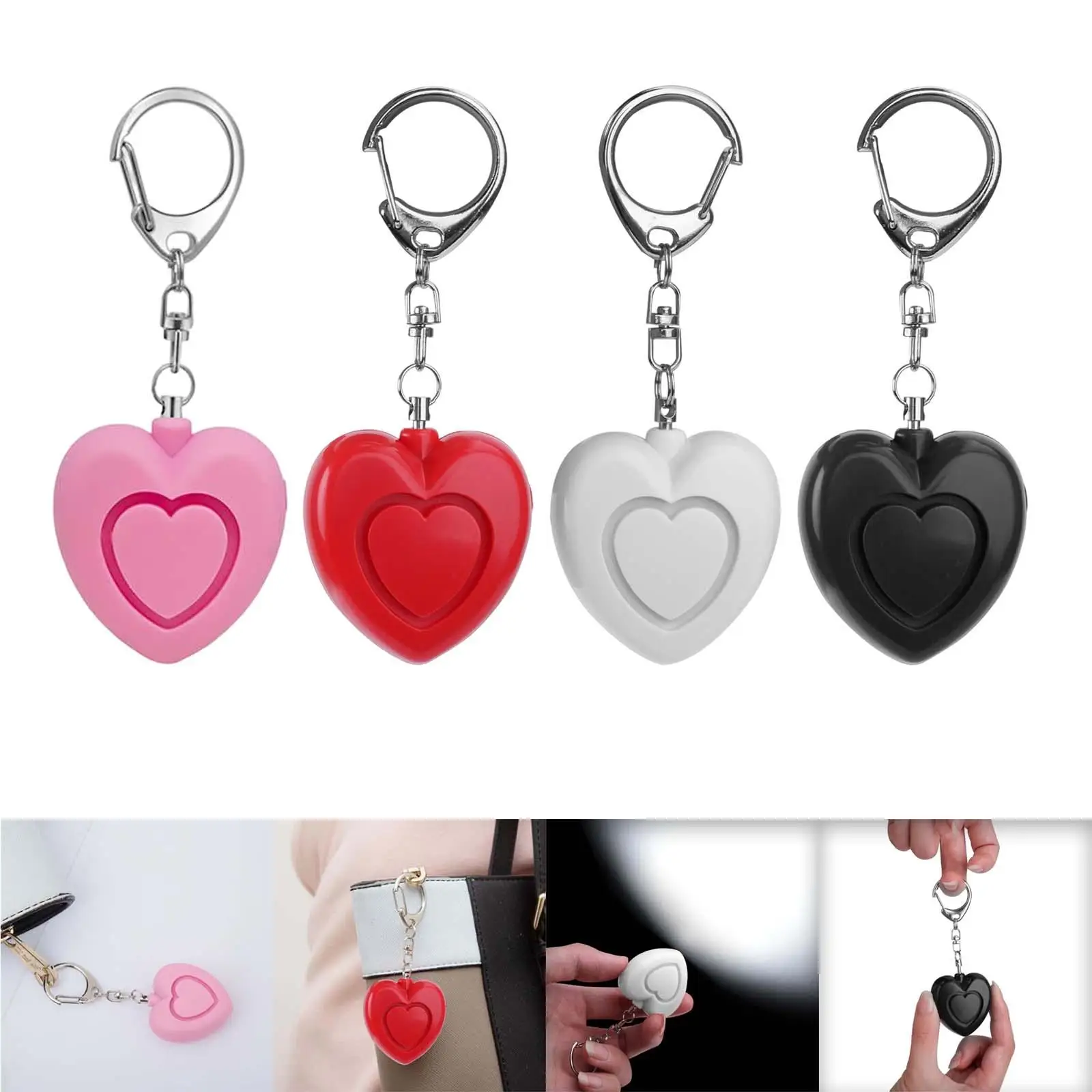 Safe Personal Alarm Emergency Alarm Keychain for Children Girls Traveling Night